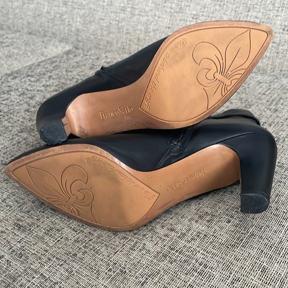 Franco Sarto Keilah Black Ankle Booties Boots Size 8.5 - Picture 9 of 12